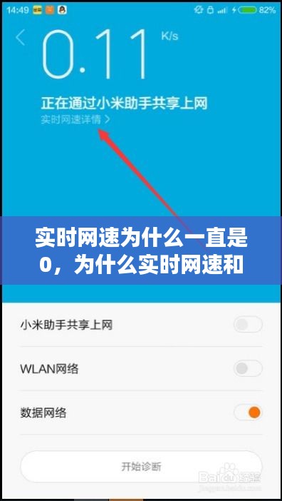 实时网速为什么一直是0,为什么实时网速和下载网速不一致