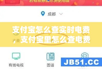 支付宝怎么查实时电费,支付宝里怎么查电费用电量