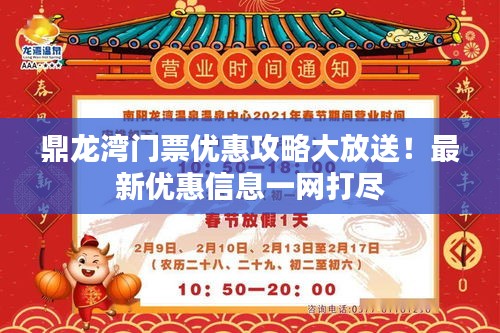 鼎龙湾门票优惠攻略大放送!最新优惠信息一网打尽