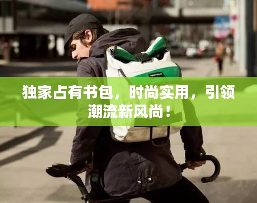 独家占有书包,时尚实用,引领潮流新风尚!